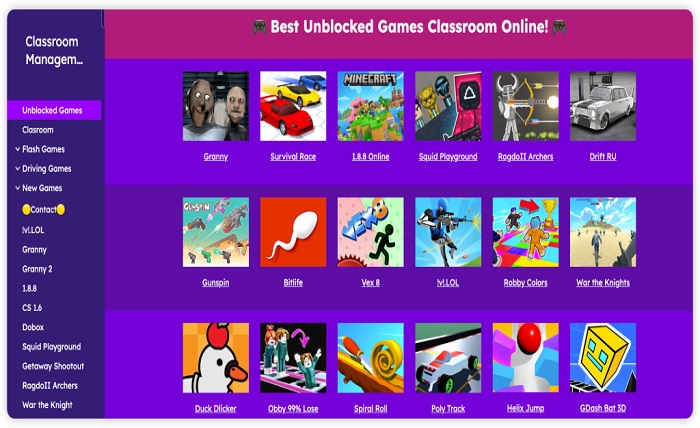 6x unblocked classroom
