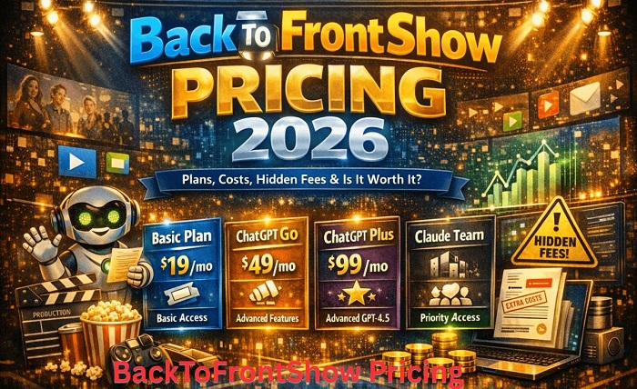 backtofrontshow pricing