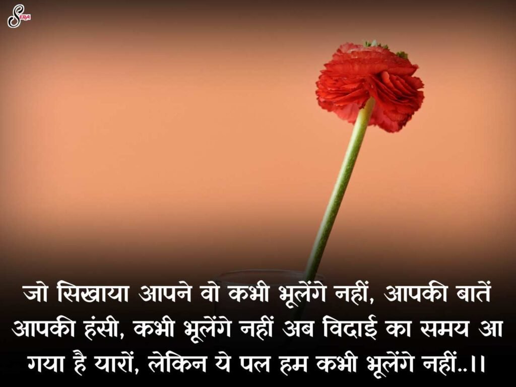 Farewell Shayari In Hindi